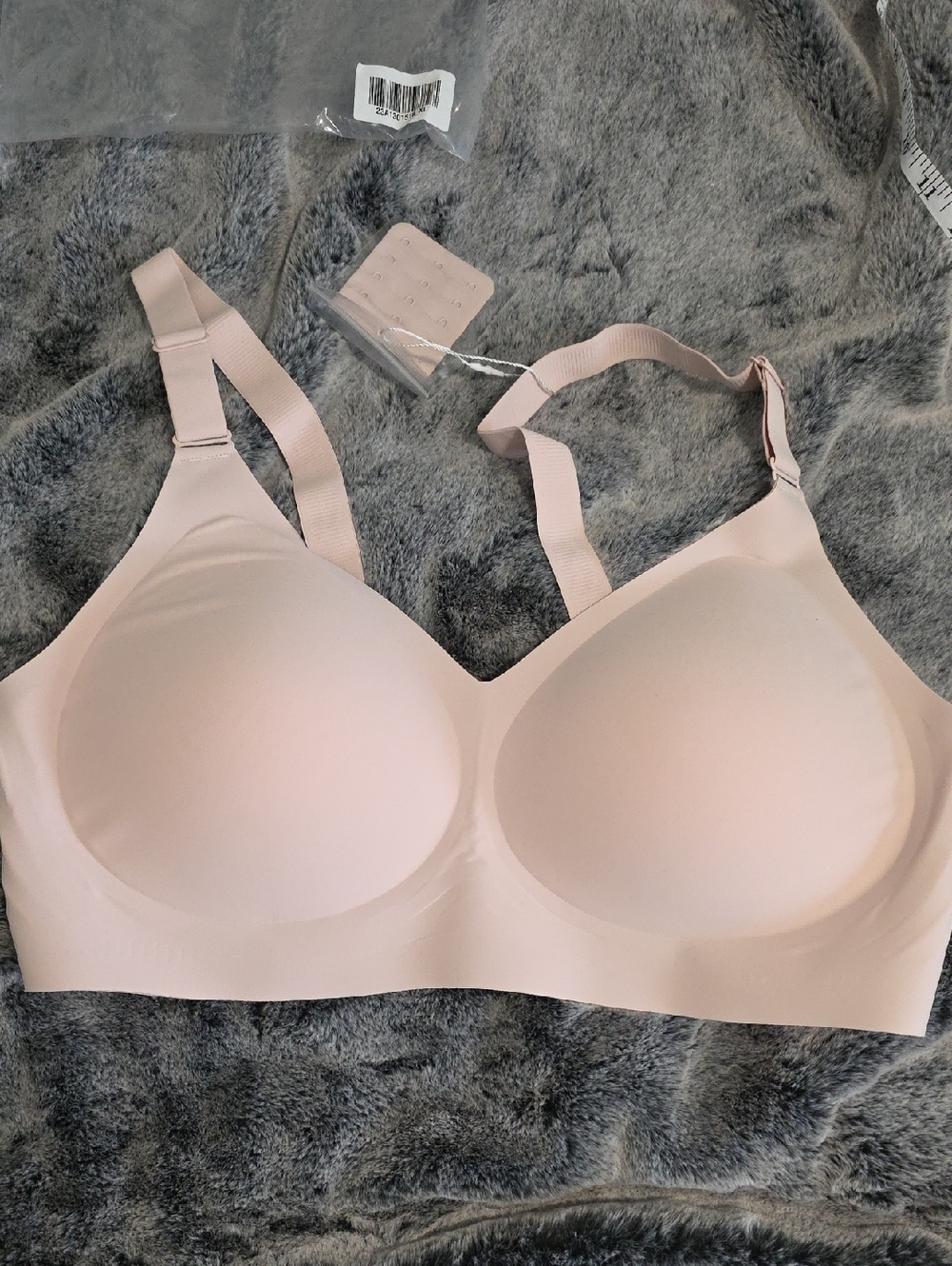 Seamless Wireless Light Pink Bra - Comfortable Everyday Support